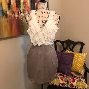 Ruffled Dress w/ Pockets
